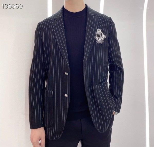 men's suits & blazers zk2129 fashion coats jackets 2021 runway luxury european design party style clothing, White;black
men's suits & blazers zk2129 fashion coats jackets 2021 runway luxury european design party style clothing, White;black
