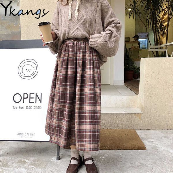 harajuku high waist plaid long skirts womens winter wool casual pleated skirts female wild students girls autumn streetwear 210619, Black
harajuku high waist plaid long skirts womens winter wool casual pleated skirts female wild students girls autumn streetwear 210619, Black