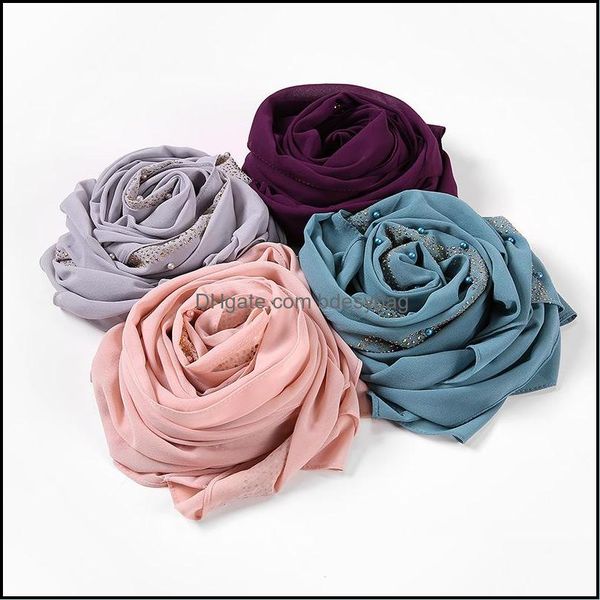 hats, scarves & gloves aessories bubbles chiffon shiny with diamond pearls scarf plain fashion shawls wraps muslim hijab drop delivery 2021, Blue;gray
hats, scarves & gloves aessories bubbles chiffon shiny with diamond pearls scarf plain fashion shawls wraps muslim hijab drop delivery 2021, Blue;gray