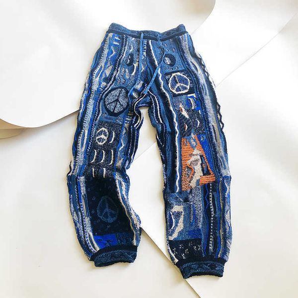 21ss young men non kapital hirata hehong pants navy blue tide brand joint corset jacquard anti war pants trendy style, Black
21ss young men non kapital hirata hehong pants navy blue tide brand joint corset jacquard anti war pants trendy style, Black