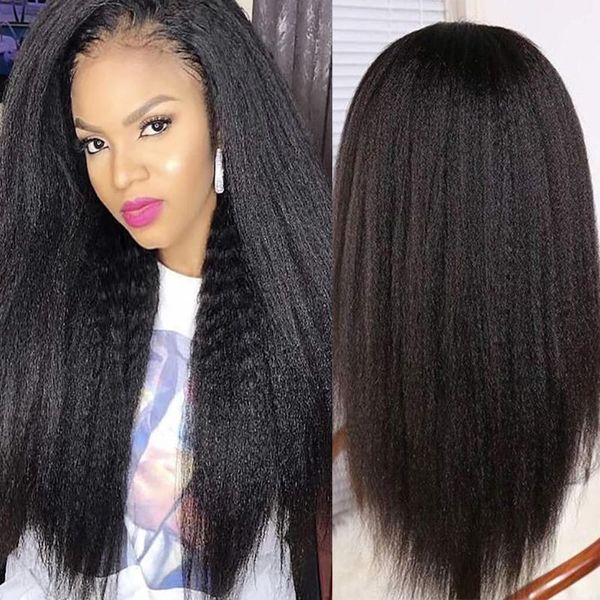lace wigs mayfair yaki front 13x4 kinky straight human hair for women closure wig brazilian non-remy natural, Black;brown
lace wigs mayfair yaki front 13x4 kinky straight human hair for women closure wig brazilian non-remy natural, Black;brown