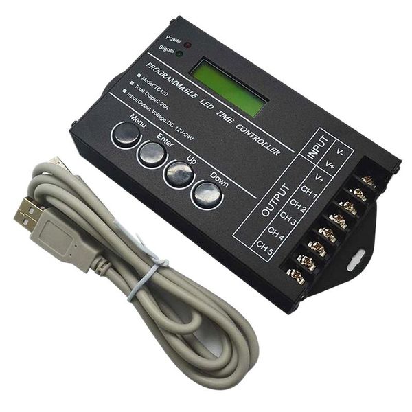 smart home control dc12-24v 20a 5 channel programmable led time controller - dimmer for rgbw/rgb/dual color/single color lights
smart home control dc12-24v 20a 5 channel programmable led time controller - dimmer for rgbw/rgb/dual color/single color lights