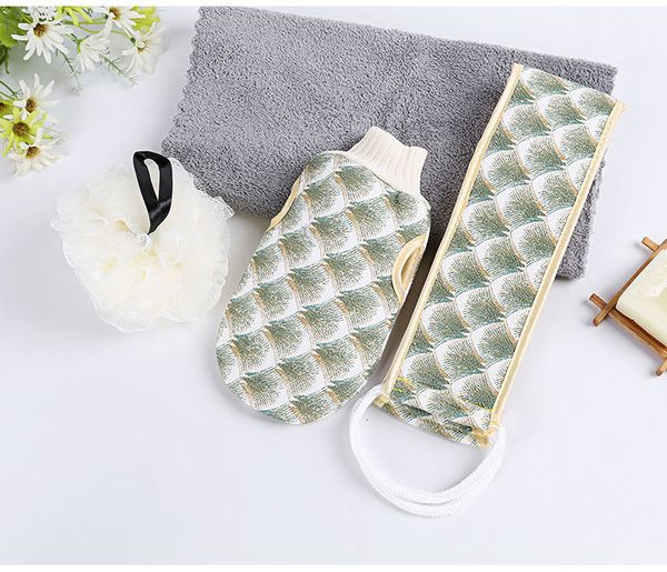 thickened scrubber bath mitt scaly body clean back cleaning body massage a three-piece
thickened scrubber bath mitt scaly body clean back cleaning body massage a three-piece