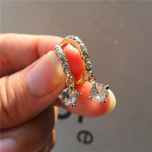 hoop & huggie cute female small round earrings gold silver color zircon stone for women minimalist double wedding, Golden;silver
hoop & huggie cute female small round earrings gold silver color zircon stone for women minimalist double wedding, Golden;silver