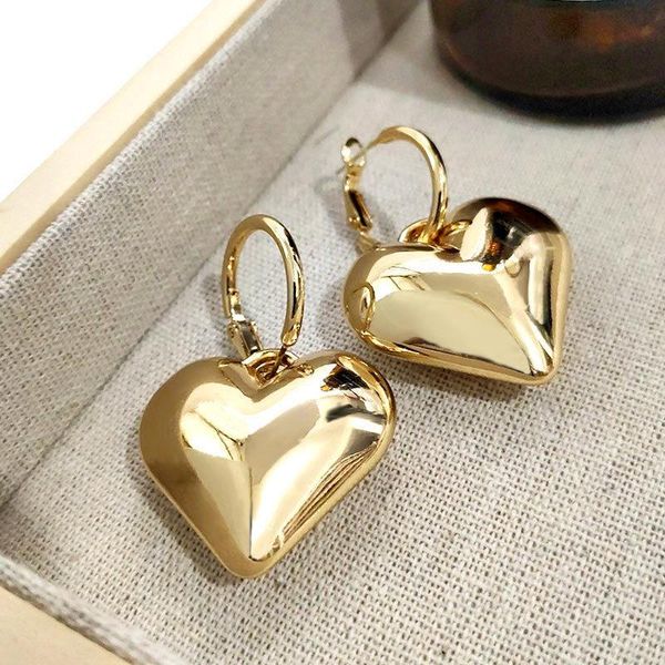 dangle & chandelier 2021 korean cute heart shape drop earrings for women sweet gold color meatl statement party wedding jewelry gift, Silver
dangle & chandelier 2021 korean cute heart shape drop earrings for women sweet gold color meatl statement party wedding jewelry gift, Silver
