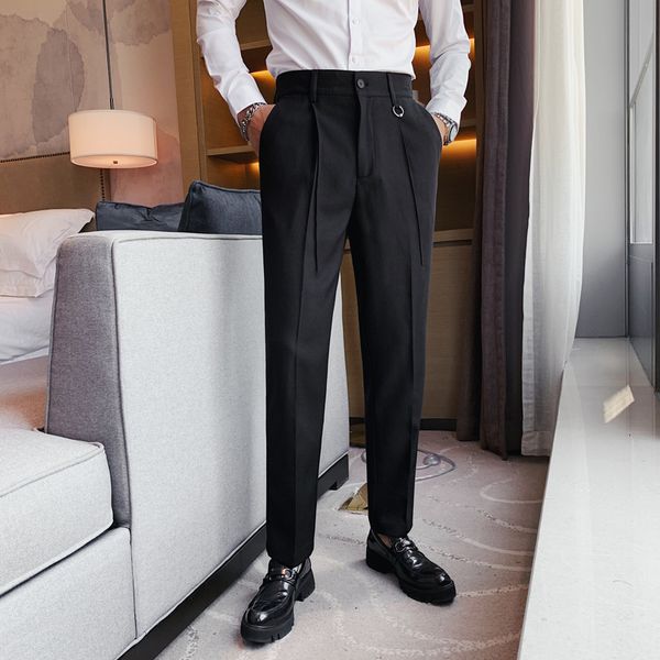 new high 2021 quality british style solid straight fashion formal business wear black/gray office pants 36-29 nc1g
new high 2021 quality british style solid straight fashion formal business wear black/gray office pants 36-29 nc1g