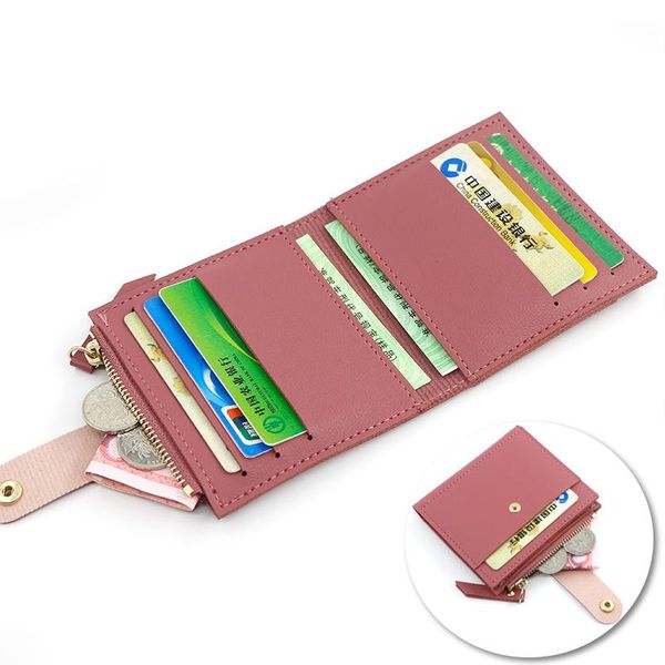 wallets cute leather women fashion short wallet student coin purse card holder ladies clutch bag small female, Red;black
wallets cute leather women fashion short wallet student coin purse card holder ladies clutch bag small female, Red;black