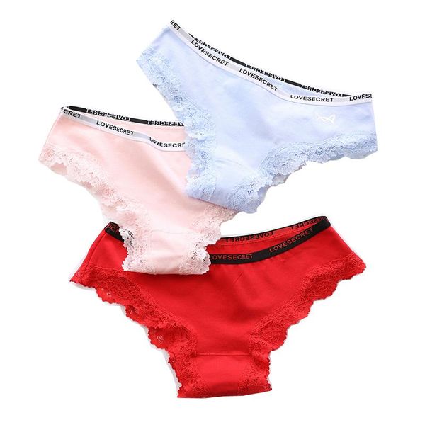 women's panties 3pcs/sewomen's lace seamless soft cotton lingerie breathable pants briefs girls underwear l xl, Black;pink
women's panties 3pcs/sewomen's lace seamless soft cotton lingerie breathable pants briefs girls underwear l xl, Black;pink