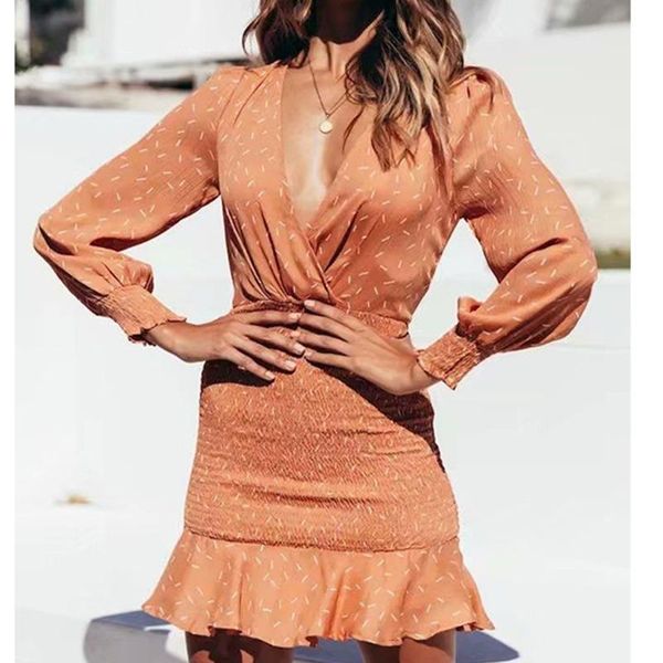 casual dresses v-neck long sleeve pleated dress fashion girl women autumn print elastic high waist party mini ruffle, Black;gray
casual dresses v-neck long sleeve pleated dress fashion girl women autumn print elastic high waist party mini ruffle, Black;gray
