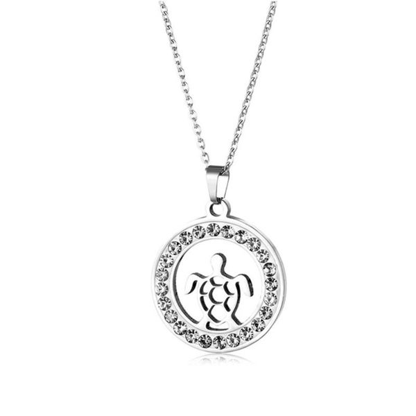 pendant necklaces stainless steel necklace crystal rhinestone animal turtl for women wedding valentine's day, Silver
pendant necklaces stainless steel necklace crystal rhinestone animal turtl for women wedding valentine's day, Silver