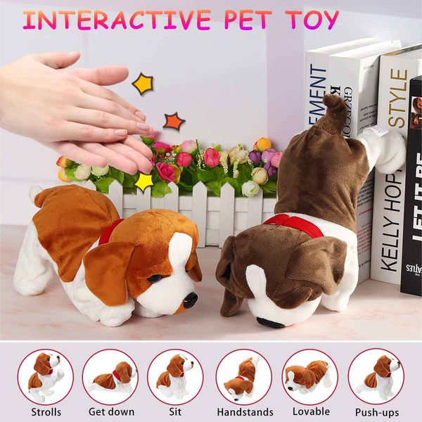 sound control electronic dogs interactive electronic pets robot dog bark stand walk electronic toys dog for kids baby gift
sound control electronic dogs interactive electronic pets robot dog bark stand walk electronic toys dog for kids baby gift