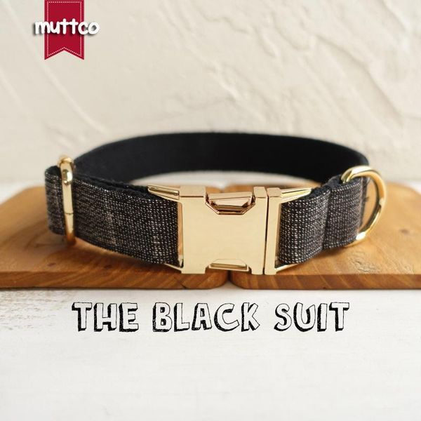 dog collars & leashes muttco retailing golden metal collar for the black suit design 5 sizes udc007j
dog collars & leashes muttco retailing golden metal collar for the black suit design 5 sizes udc007j