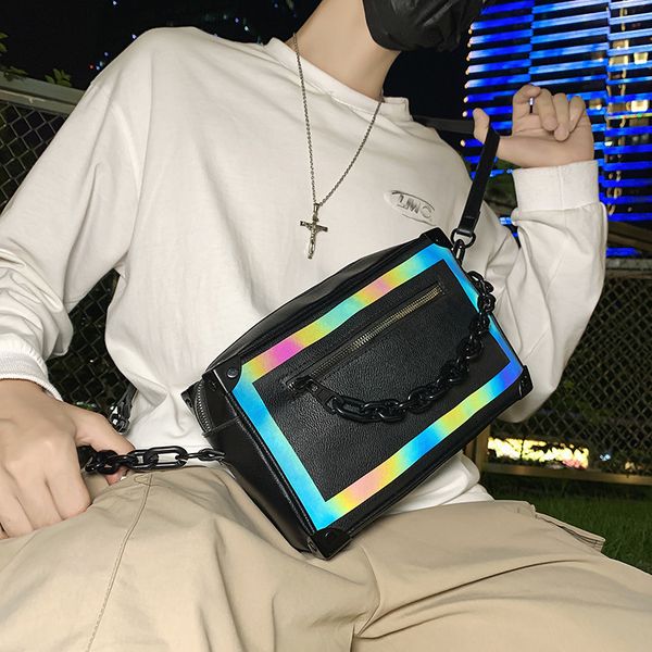 fashion crossbody shoulder bags chains designer handbags purse couple laser shoulder messenger bag 
fashion crossbody shoulder bags chains designer handbags purse couple laser shoulder messenger bag