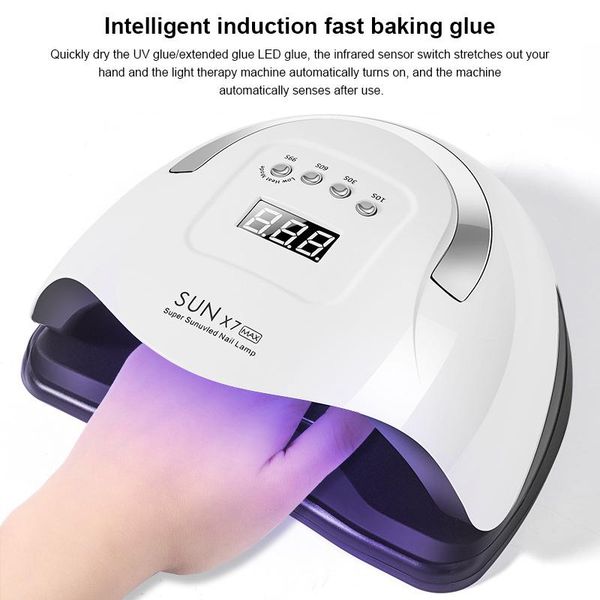 nail dryers 220w x7 maxnail dryer led lamp uv for curing all gel polish with motion sensing timer auto sensor manicure tools
nail dryers 220w x7 maxnail dryer led lamp uv for curing all gel polish with motion sensing timer auto sensor manicure tools