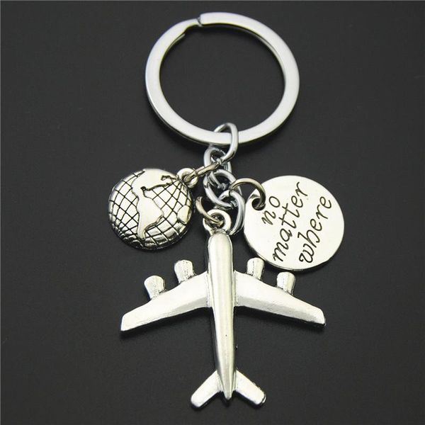 keychains no matter where aircraft travel keychain jewelry silver world journey pendant airplane key chain plane ring
keychains no matter where aircraft travel keychain jewelry silver world journey pendant airplane key chain plane ring