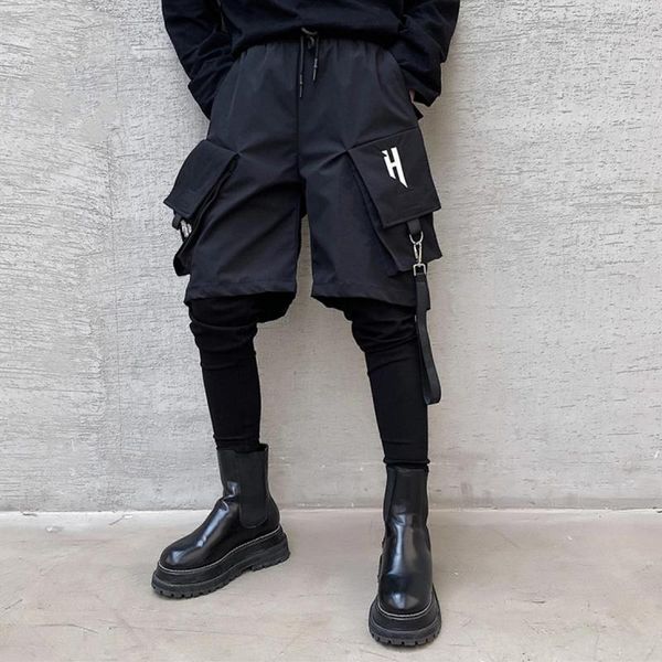 men's pants tactical function cargo sweatpants men fake two-piece embroidered harem streetwear harajuku jogger trouser black
men's pants tactical function cargo sweatpants men fake two-piece embroidered harem streetwear harajuku jogger trouser black