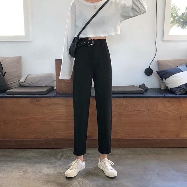 women's jeans 2021 style high-waisted slimming hong kong flavor retro straight-leg pants casual trousers, Blue
women's jeans 2021 style high-waisted slimming hong kong flavor retro straight-leg pants casual trousers, Blue