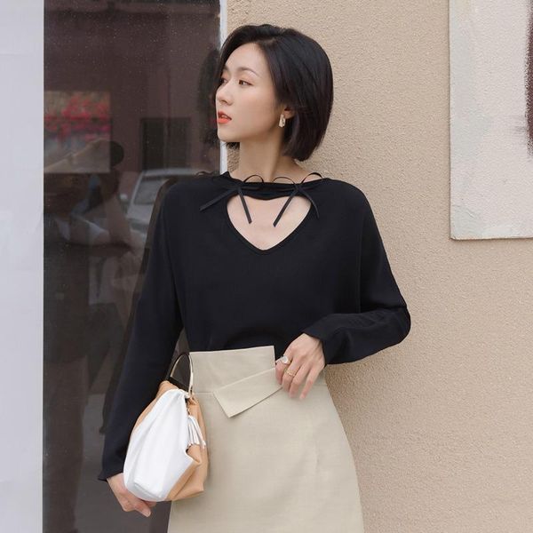women's t-shirt tvvovvin 2021 spring fashion loose hollow out long sleeve female solid color bow simple pullover tw55, White
women's t-shirt tvvovvin 2021 spring fashion loose hollow out long sleeve female solid color bow simple pullover tw55, White