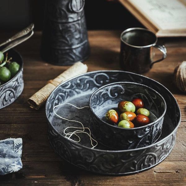 dishes & plates pattern carving vintage metal tray antique wrought iron vase decoration retro bread oval plate home kitchen wedding decor
dishes & plates pattern carving vintage metal tray antique wrought iron vase decoration retro bread oval plate home kitchen wedding decor