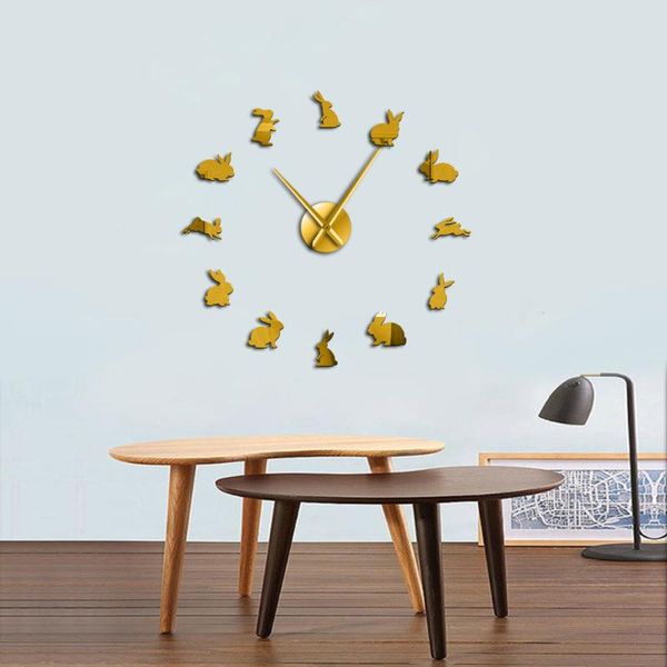 wall clocks 3d rabbits sticker frameless diy mute large clock nursery art mirror stickers kid room home decor easter watch
wall clocks 3d rabbits sticker frameless diy mute large clock nursery art mirror stickers kid room home decor easter watch