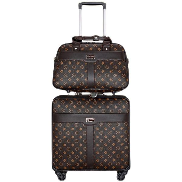 suitcases 2021 16" inch retro women luggage travel bag with handbag rolling suitcase set on wheels
suitcases 2021 16" inch retro women luggage travel bag with handbag rolling suitcase set on wheels