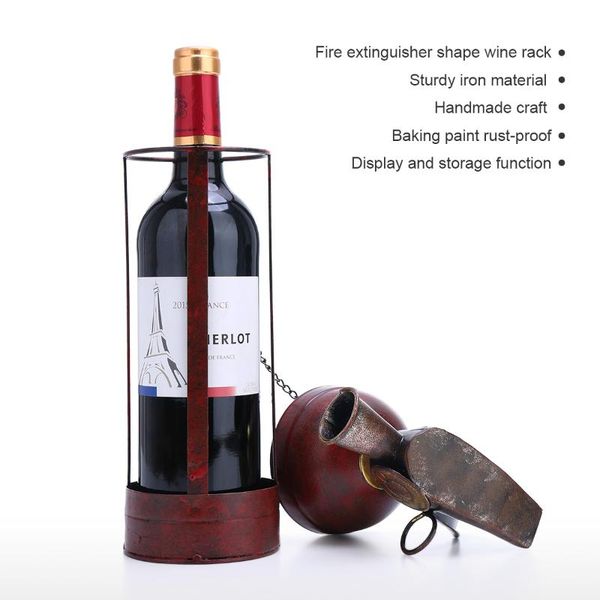 tablewine racks craft rack fire extinguisher shape creative sturdy iron material handmade display and storage decor
tablewine racks craft rack fire extinguisher shape creative sturdy iron material handmade display and storage decor