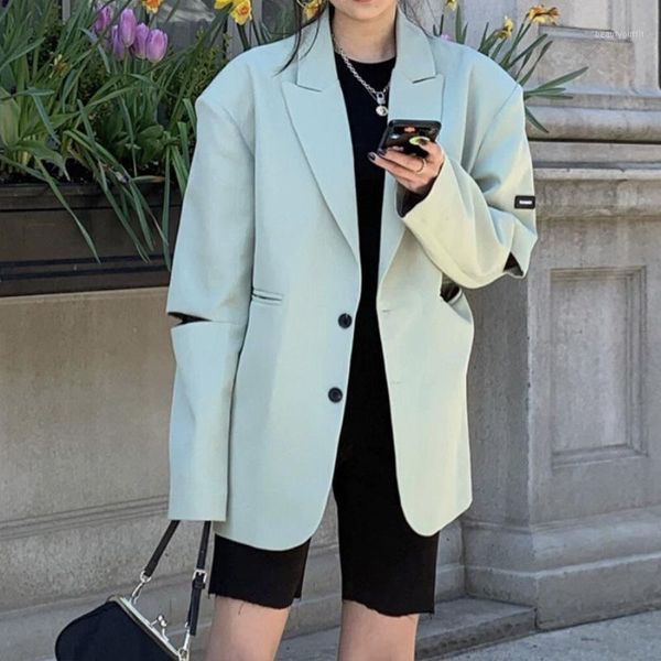 women's suits & blazers early spring leisure temperament suit coat 2021 korean loose high sense net red fried street small, White;black
women's suits & blazers early spring leisure temperament suit coat 2021 korean loose high sense net red fried street small, White;black