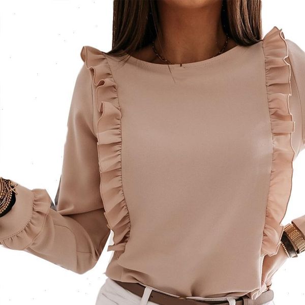 women summer shirt casual solid short sleeve shirt ruffle women solid color long sleeve ruffled edge back shirt women top, White
women summer shirt casual solid short sleeve shirt ruffle women solid color long sleeve ruffled edge back shirt women top, White