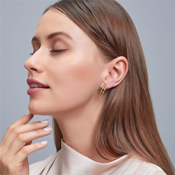 three layer c-shaped stud earrings business style alloy silver ear drop europe party gift hollow out earring fashion jewelry accessories who, Golden;silver
three layer c-shaped stud earrings business style alloy silver ear drop europe party gift hollow out earring fashion jewelry accessories who, Golden;silver