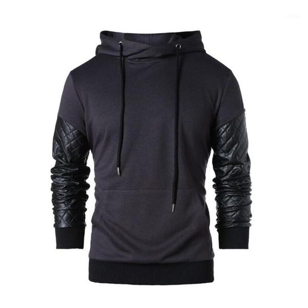 men's hoodies & sweatshirts mens sweatshirt hooded long sleeve slim fit patchwork pullover black leather sleeves
men's hoodies & sweatshirts mens sweatshirt hooded long sleeve slim fit patchwork pullover black leather sleeves