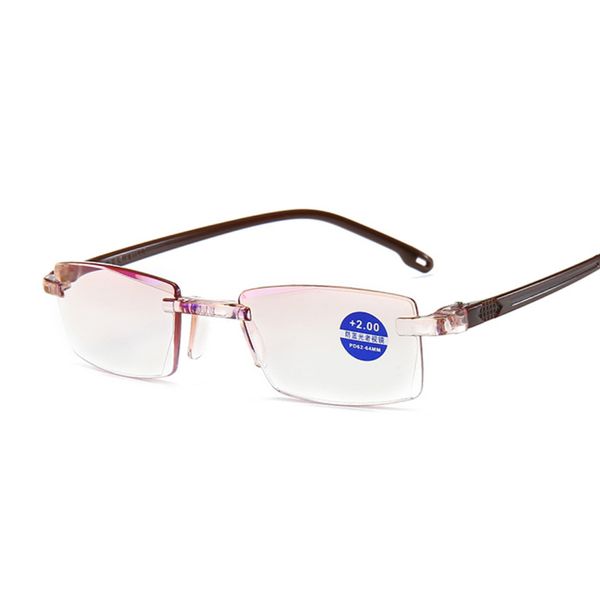 anti blue reading glasses women dimond cutting rimless eyewear men anti fatigue hyperopia presbyopic glasses +1.5
anti blue reading glasses women dimond cutting rimless eyewear men anti fatigue hyperopia presbyopic glasses +1.5