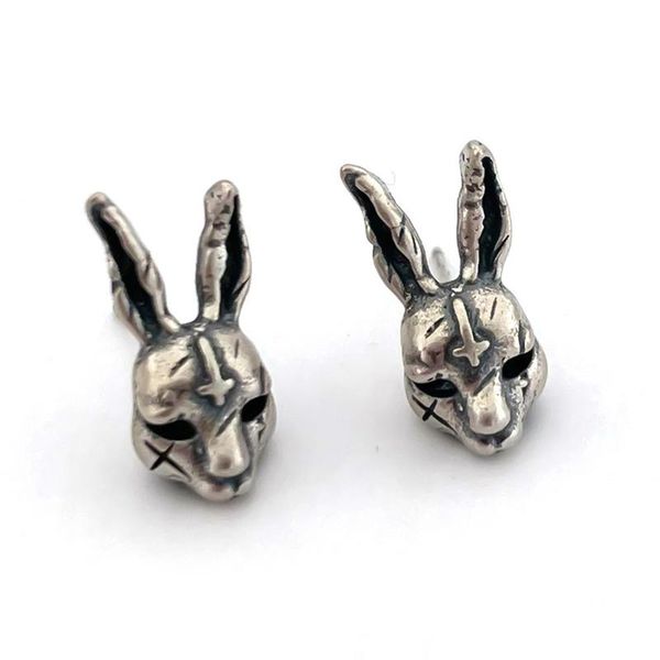 stud fdlk gothic cross hare rabbits earring for women vintage retro creative animal jewelry, Golden;silver
stud fdlk gothic cross hare rabbits earring for women vintage retro creative animal jewelry, Golden;silver