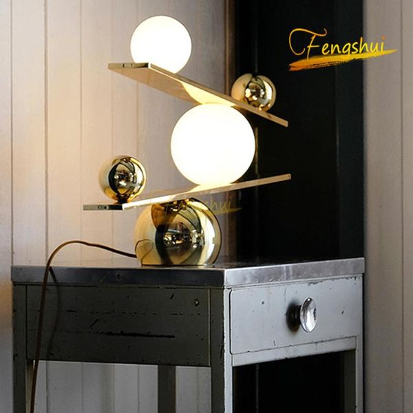table lamps postmodern glass ball led lamp modern light luxury marble creative balance
table lamps postmodern glass ball led lamp modern light luxury marble creative balance