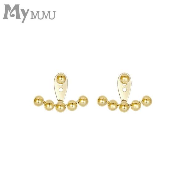 stud 2021 round bead earrings before and after the japanese korean needle advanced sense a two-wear z951, Golden;silver
stud 2021 round bead earrings before and after the japanese korean needle advanced sense a two-wear z951, Golden;silver