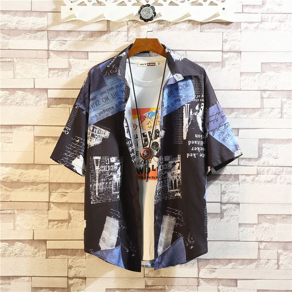 print brand summer men's beach shirt fashion short sleeve floral loose casual plus oversize -4xl 5xl hawaiian kg-257, White;black
print brand summer men's beach shirt fashion short sleeve floral loose casual plus oversize -4xl 5xl hawaiian kg-257, White;black
