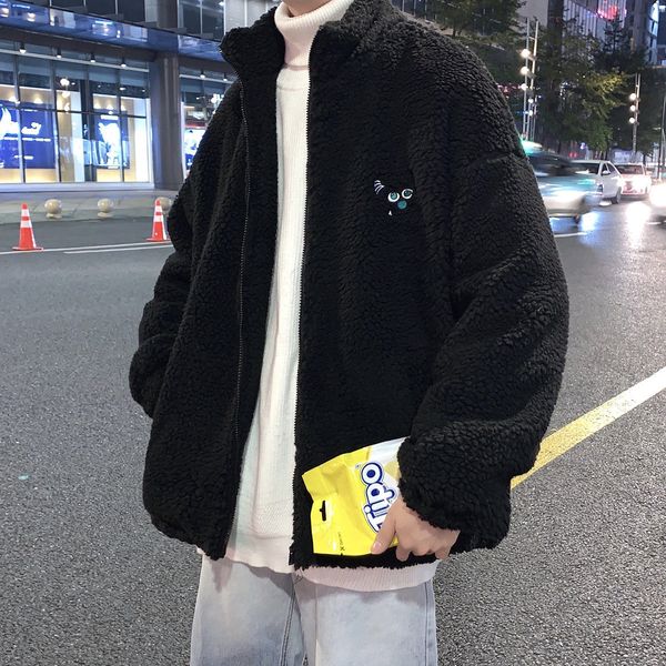 2021 new biggorange wool zip up hoodies winter couple clothes plus veet thick lamb jacket style fleece sweatshirt women vvb1, Black
2021 new biggorange wool zip up hoodies winter couple clothes plus veet thick lamb jacket style fleece sweatshirt women vvb1, Black