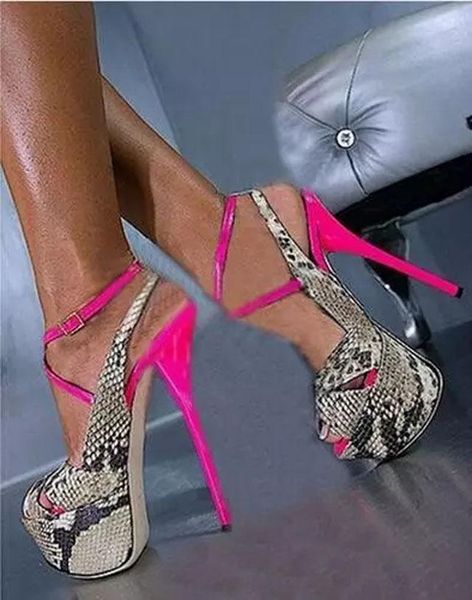 sandals ladies platform women snakeskin pink high heels mixed colors buckle stilettos pumps shoes sapato feminino, Black
sandals ladies platform women snakeskin pink high heels mixed colors buckle stilettos pumps shoes sapato feminino, Black