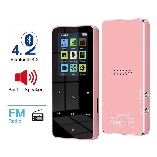 & mp4 players mp3 player with bluetooth-compatible speaker touch key built-in 32 gb hifi metal mini portable walkman radio fm recording
& mp4 players mp3 player with bluetooth-compatible speaker touch key built-in 32 gb hifi metal mini portable walkman radio fm recording