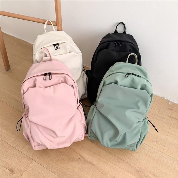 school bags for teenager girls solid color casual backpack high capacity women large travel bagpack
school bags for teenager girls solid color casual backpack high capacity women large travel bagpack
