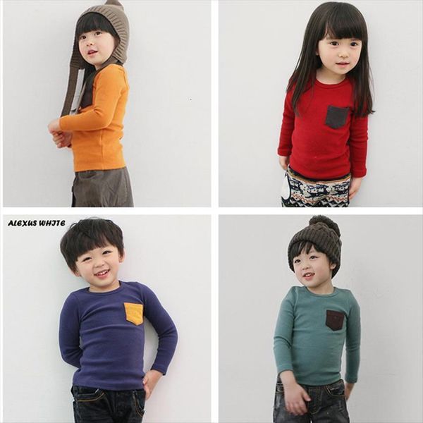 five colors newborn baby clothes girl boys long sleeve cotton o neck t shirts kids basic pocket decor shirt, Blue
five colors newborn baby clothes girl boys long sleeve cotton o neck t shirts kids basic pocket decor shirt, Blue