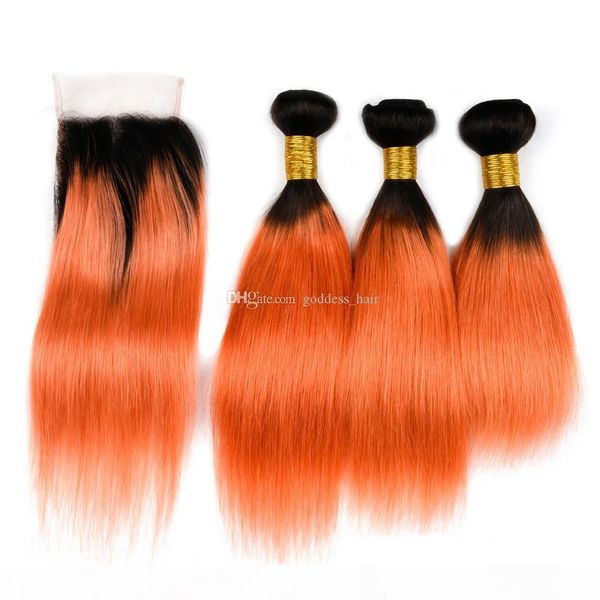 new product 1b orange hair extensions with lace closure ombre color straight human hair weaves 1b 350 with lace closure 4pcs lot, Black
new product 1b orange hair extensions with lace closure ombre color straight human hair weaves 1b 350 with lace closure 4pcs lot, Black