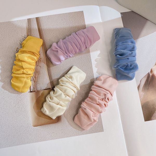 barrettes hairpin korean ins net red yarn double fold girl texture bb clip fashion bangle edge, Golden;silver
barrettes hairpin korean ins net red yarn double fold girl texture bb clip fashion bangle edge, Golden;silver