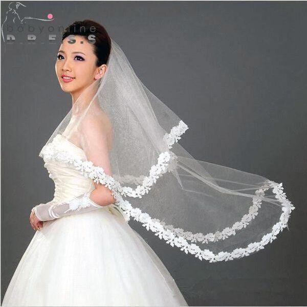 bridal veils voile mariage one layer lace edge white short wedding veil long shoulder length accessories veu de noiva, Black
bridal veils voile mariage one layer lace edge white short wedding veil long shoulder length accessories veu de noiva, Black