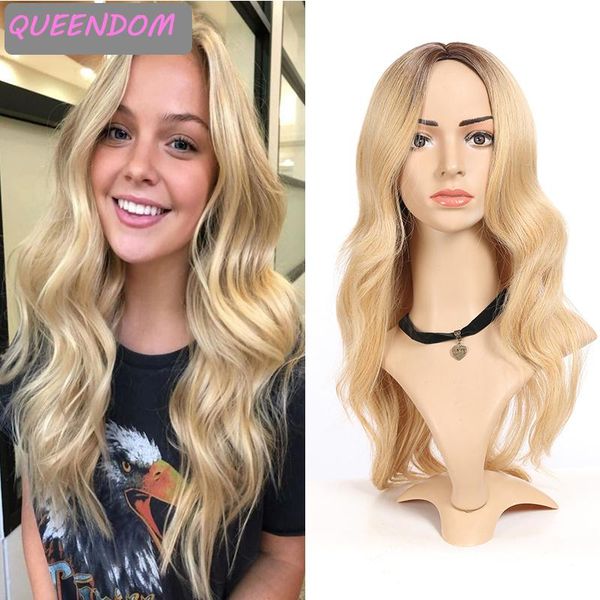 synthetic wigs long honey blonde natural wave wig omber body women's hair heat resistant middle part lolita, Black
synthetic wigs long honey blonde natural wave wig omber body women's hair heat resistant middle part lolita, Black