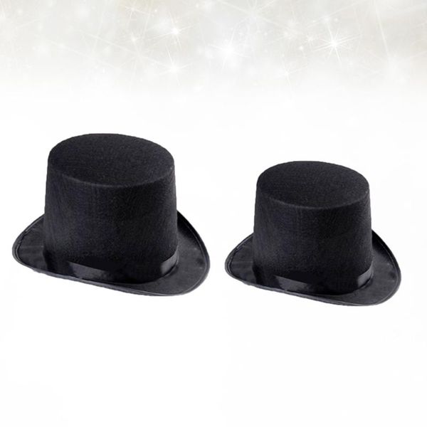 party hats 2pcs at felt creative hat ornaments favors dress props (1 + 1 children's hat, black)
party hats 2pcs at felt creative hat ornaments favors dress props (1 + 1 children's hat, black)