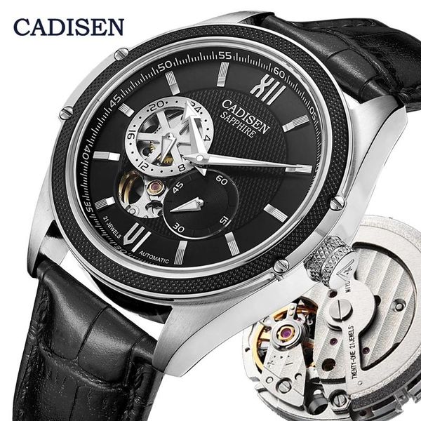 wristwatches cadisen automatic mechanical waterproof watch tourbillon leather men hollow out dial sapphire, Slivery;brown
wristwatches cadisen automatic mechanical waterproof watch tourbillon leather men hollow out dial sapphire, Slivery;brown