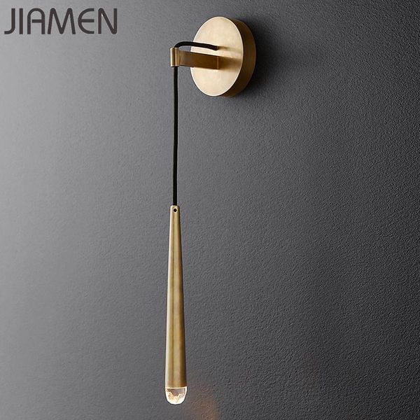 jiamen modern luxury gold/black wall lamp led crystal wall sconce light fixture indoor bedroom bedside home decor loft luminaire
jiamen modern luxury gold/black wall lamp led crystal wall sconce light fixture indoor bedroom bedside home decor loft luminaire