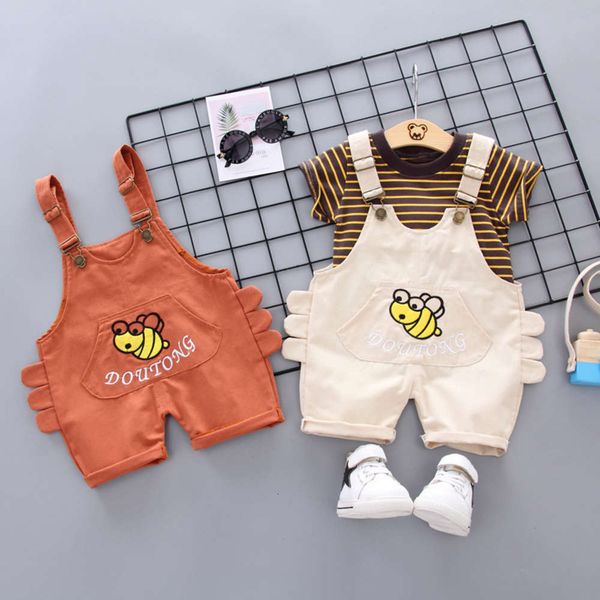 children's boys' new suit 2021 short sleeve strap casual korean two piece summer wear for middle and small children, White
children's boys' new suit 2021 short sleeve strap casual korean two piece summer wear for middle and small children, White