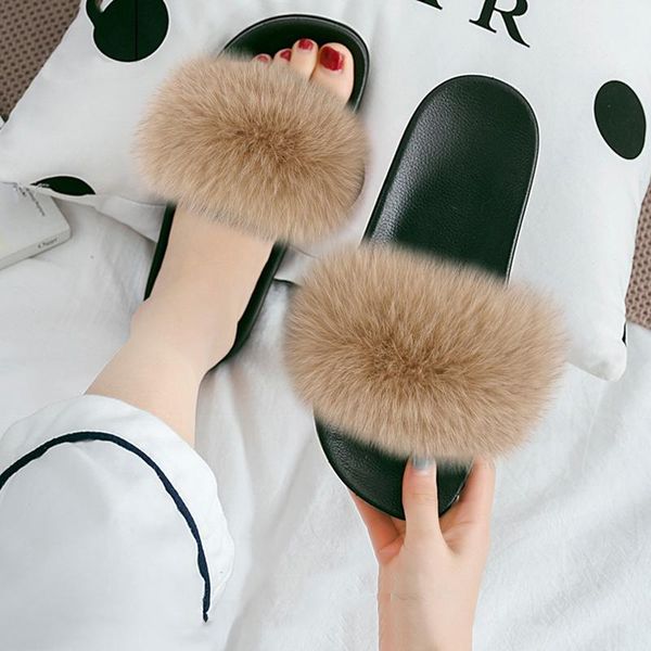 slippers 2021 fur women real slides furry flat sandals female cute fluffy house shoes luxury hair, Black
slippers 2021 fur women real slides furry flat sandals female cute fluffy house shoes luxury hair, Black