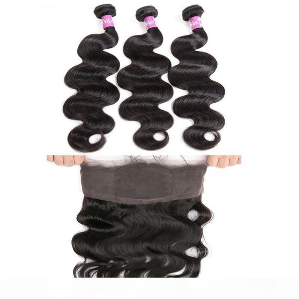 a dilys body wave hair bundles with 360 degrees hair closure peruvian indian human hair extensions natural color 8 -28 inches, Black
a dilys body wave hair bundles with 360 degrees hair closure peruvian indian human hair extensions natural color 8 -28 inches, Black